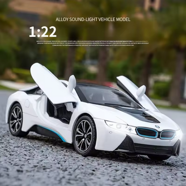 1:22 Diecast BMW i8 Model Car